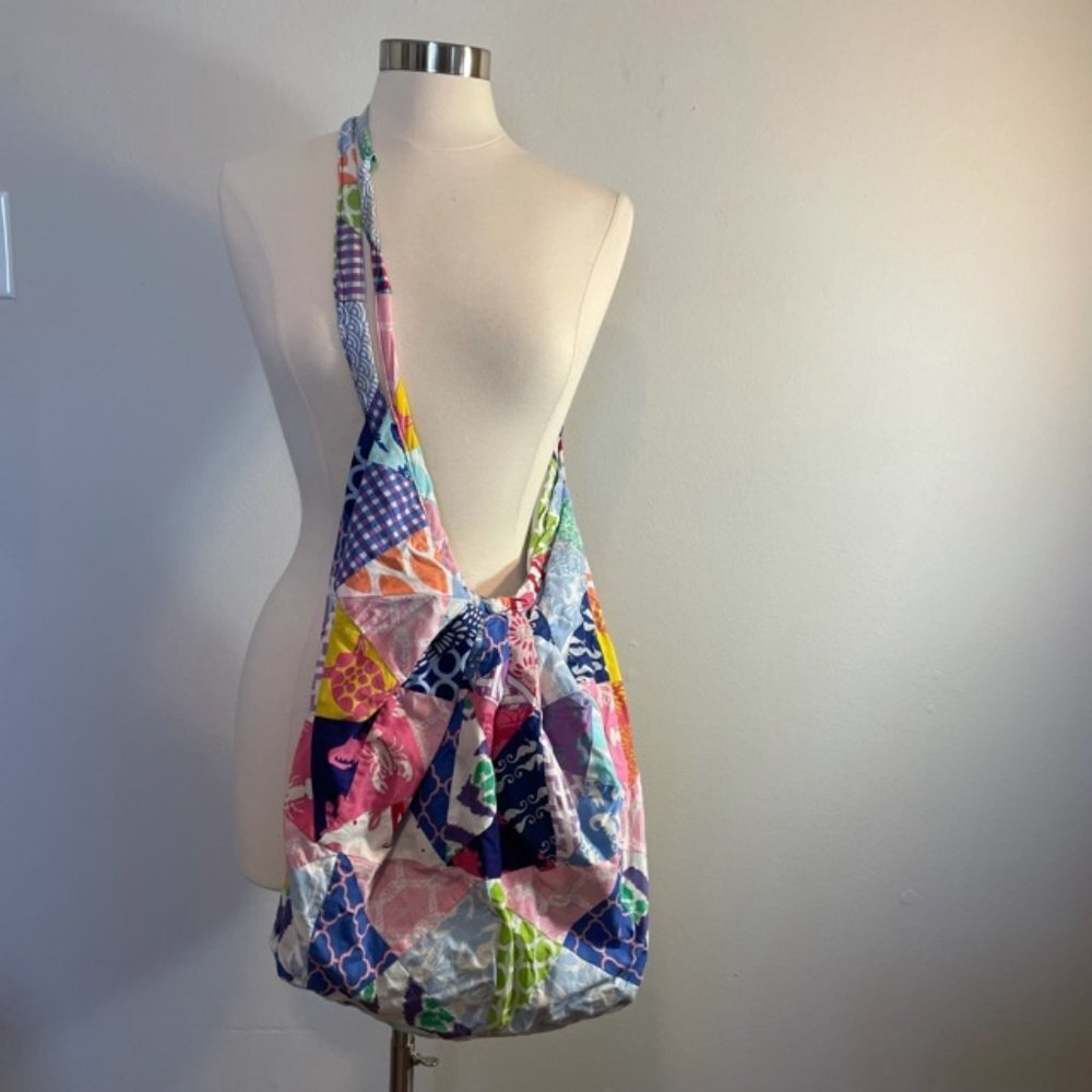 Multicolored Bag with Zipper